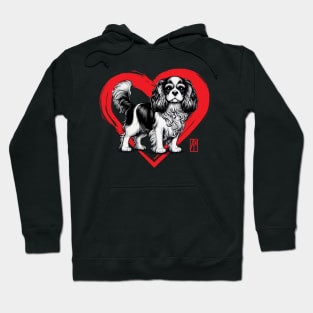 I Love My Cavalier King Charles Spaniel - I Love my dog - Sociable dog Hoodie